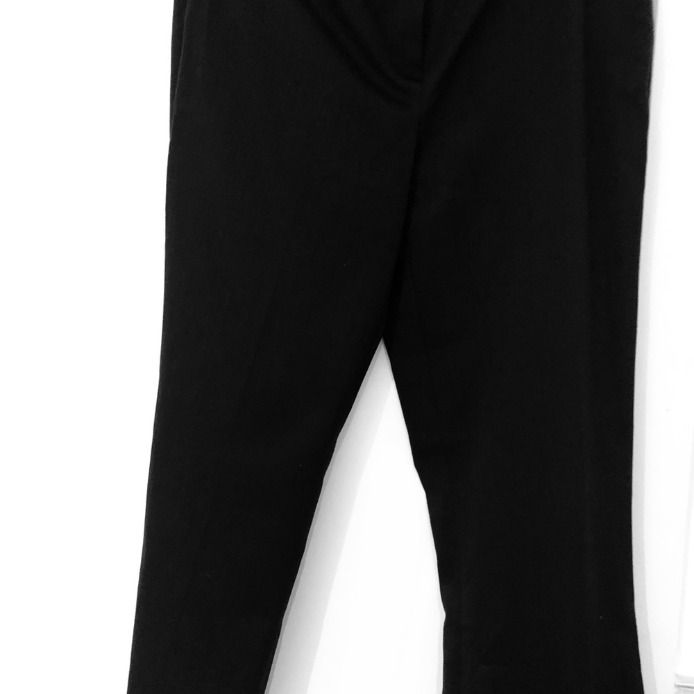Black pinstripe Tahari pants